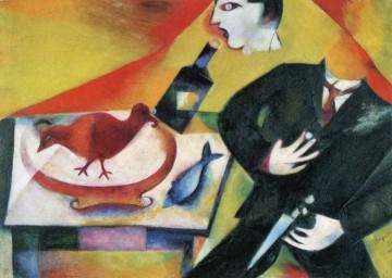 Marc Chagall Painting - El borracho contemporáneo Marc Chagall